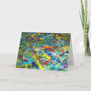 Tarjeta Pintura abstracta de Julia Morrill