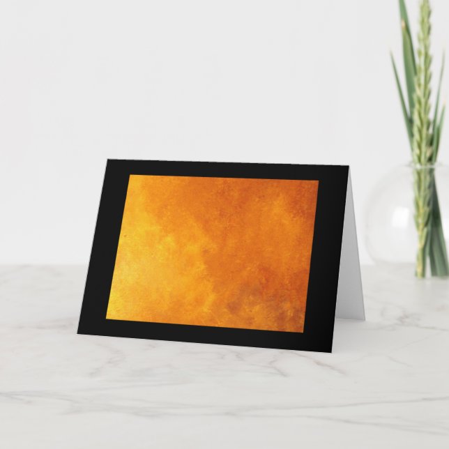 Tarjeta Pintura abstracta de Santa Fe por Julia Morrill (Anverso)