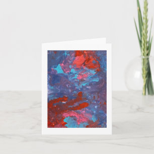 Tarjeta Pintura acrílica izquierda