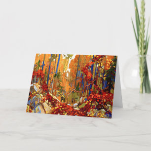 Tarjeta Pintura artística de Autumn Garland