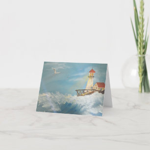 Tarjeta Pintura costera de Julia Morrill