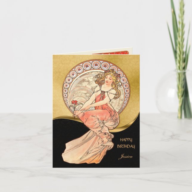 Tarjeta Pintura, cumpleaños (Anverso)