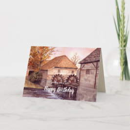 Tarjeta Pintura de acuarela de Farida Greenfield