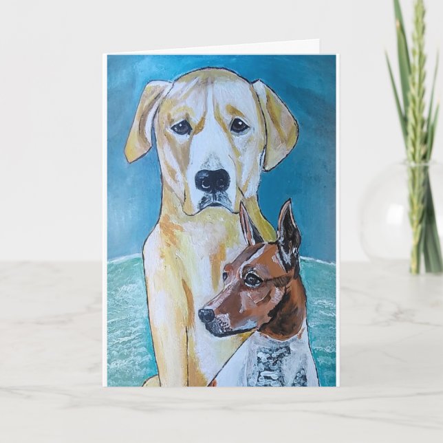 Tarjeta Pintura de Alfred Fox (Anverso)