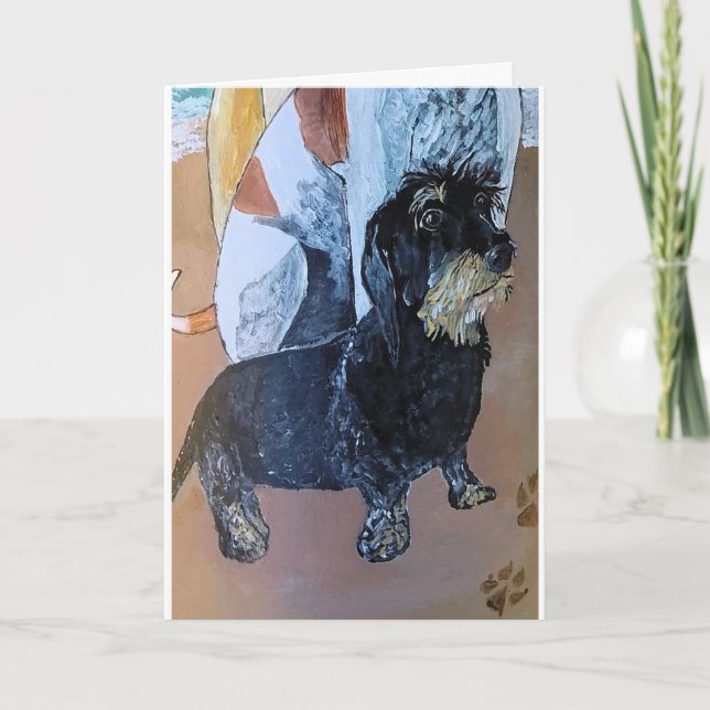 Tarjeta Pintura de Alfred Fox (Anverso)