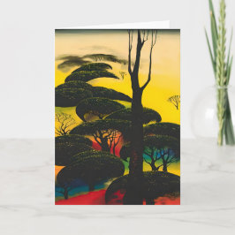 Tarjeta pintura de arte de Eyvind Earle