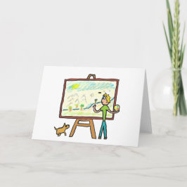 Tarjeta Pintura de artista