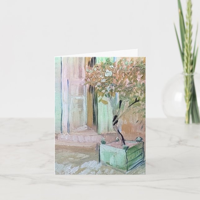Tarjeta Pintura de Blank Notecard Van Gogh (Anverso)
