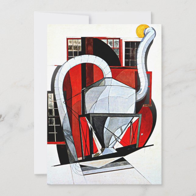 Tarjeta Pintura de Demuestra, Maquinaria (Anverso)