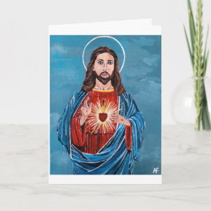 Tarjeta Pintura de Jesucristo por Alfred Fox