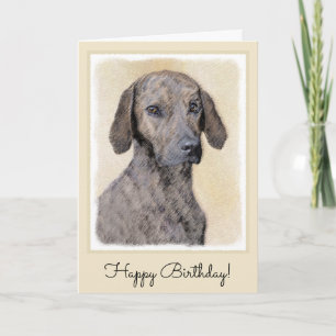 Tarjeta Pintura de lott - Arte de perro original lindo