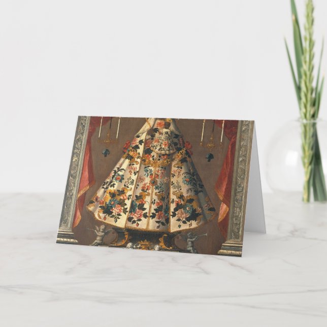 Tarjeta Pintura de Madonna negra 1745 (Anverso)