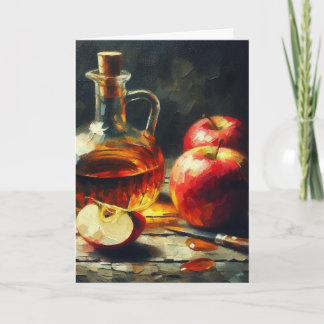 Tarjeta Pintura de manzana