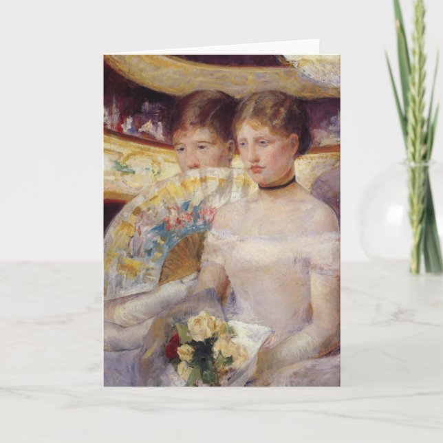 Tarjeta Pintura de Mary Cassatt (Anverso)