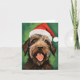 Tarjeta Pintura de Navidades de Griffon con hilo musical