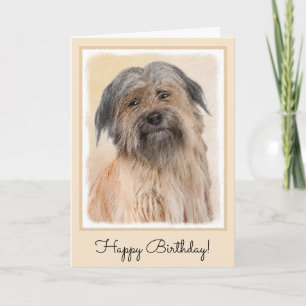 Tarjeta Pintura de pastor pirenaico - Arte de perro origin
