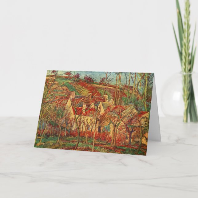 Tarjeta Pintura de Pisarro (Anverso)