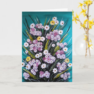 Tarjeta Pintura de Ramo de Primavera de Alfred Fox