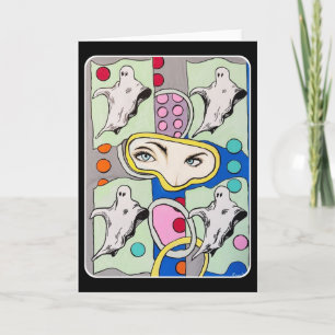 Tarjeta Pintura de "Tattletales en la caja de espíritus"