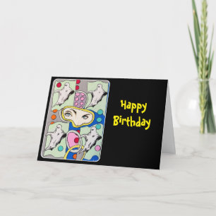 Tarjeta Pintura de "Tattletales en la caja de espíritus"
