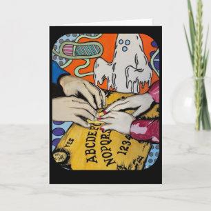 Tarjeta Pintura de ‘The Spirit Board Whispers’ sobre una