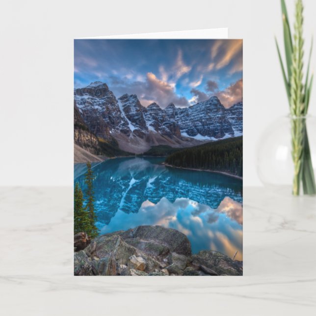 Tarjeta Pintura en la moraine (Anverso)