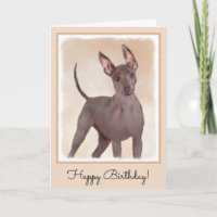 Pintura Xoloitzcuintli - Arte Perro Original Cuto