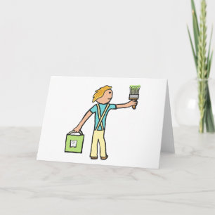 Tarjeta Pintura Y Decoración