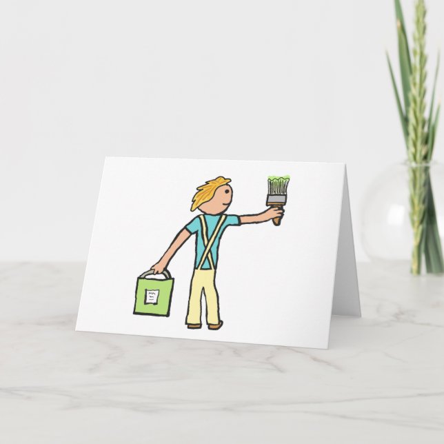 Tarjeta Pintura Y Decoración (Anverso)