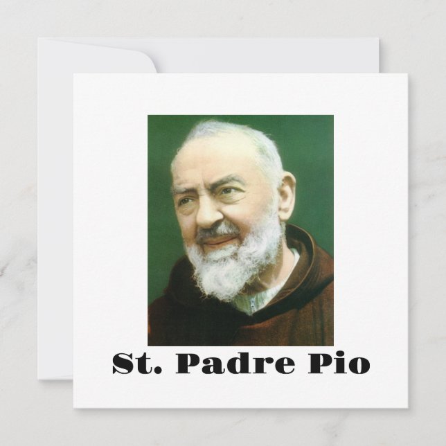 Tarjeta PIO St. PADRE (Anverso)