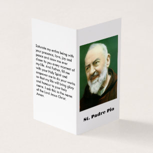 Tarjeta PIO St. PADRE