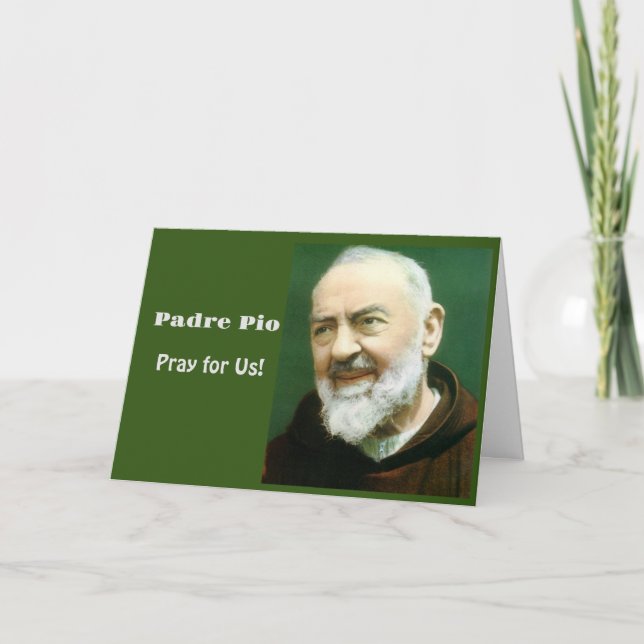 Tarjeta PIO St. PADRE (Anverso)