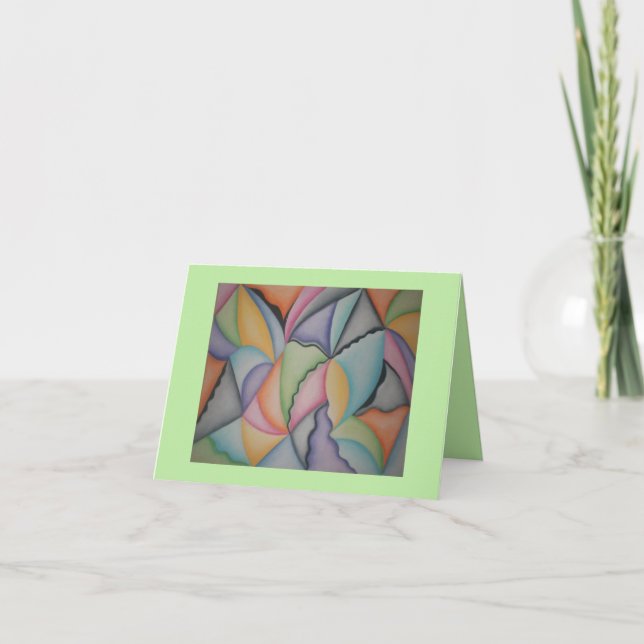 Tarjeta pirámides de bonito pastel (Anverso)