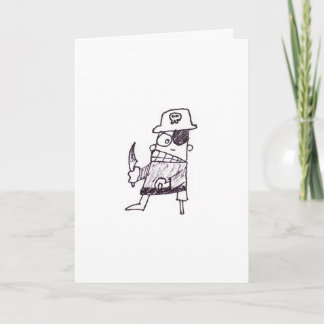 Tarjeta Pirata de Cumpleaños