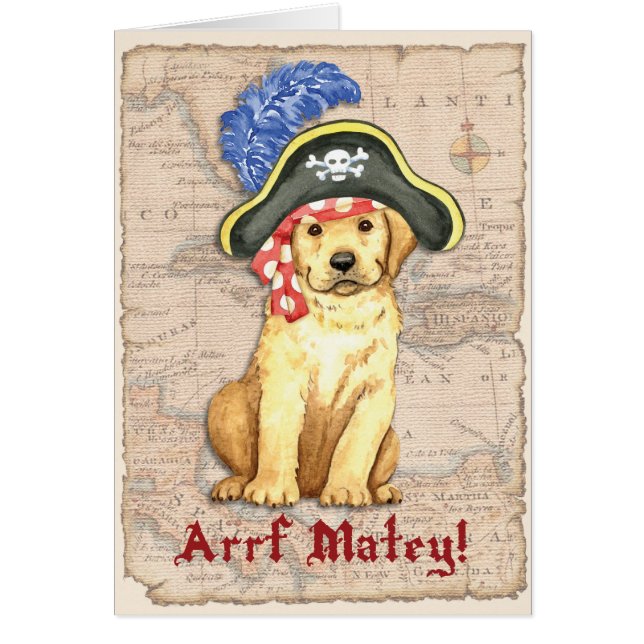 Tarjeta pirata de laboratorio amarillo (Frente)