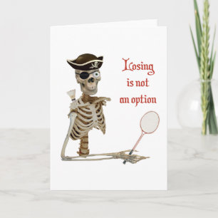 Tarjeta Pirata de opción Badminton