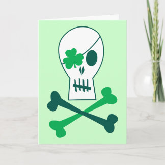 Tarjeta Pirata del Día de San Patricio