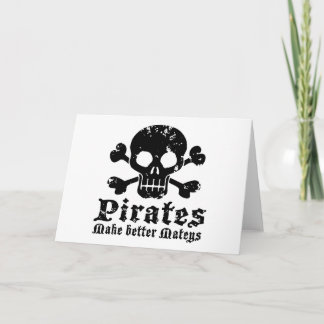 Tarjeta Pirata gracioso