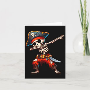 Tarjeta Pirata pirata de niños de Halloween