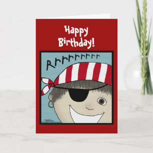 Tarjeta Pirate Boy Rrrrrr