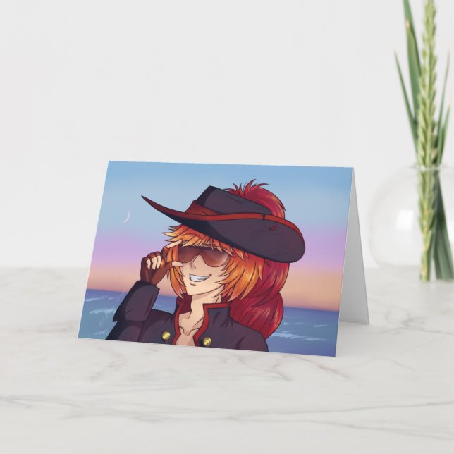 Tarjeta Pirate Sunset (Anverso)
