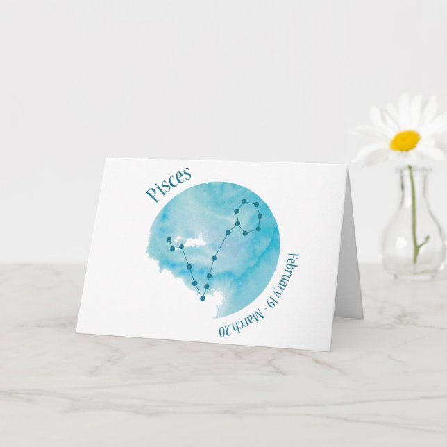 Tarjeta Pisces (Planta pequeña)