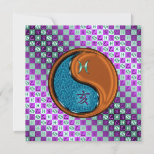 Tarjeta Pisces & Wood Boar