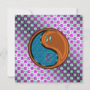 Tarjeta Pisces & Wood Rooster