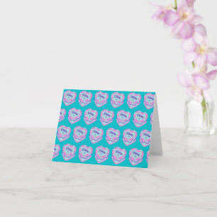 Tarjeta Pisces Zodiac Coquette Corazón Pastel de Cumpleaño