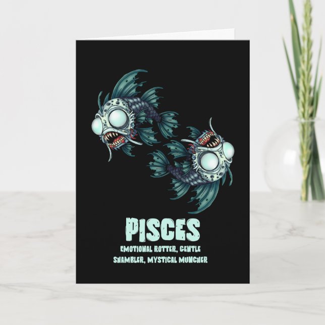 Tarjeta Pisces Zombie (Anverso)