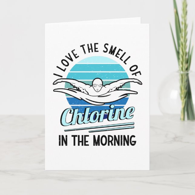 Tarjeta Piscina Clorina Club Natación Profesora (Anverso)