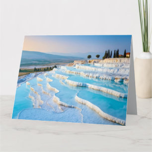 Tarjeta Piscina Mineral Naturaleza Paisaje al aire libre T