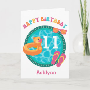 Tarjeta Piscina Verano 11 Aniversario