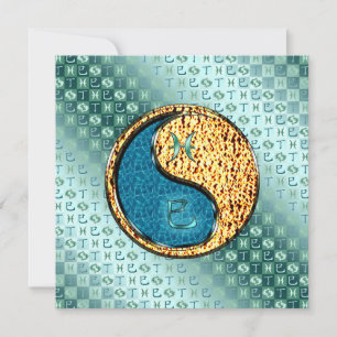 Tarjeta Piscis & Fire Snake